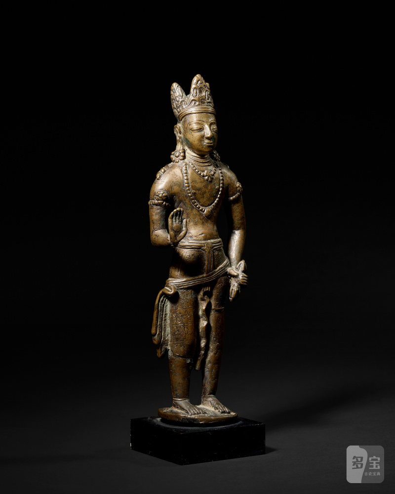 STATUE DE VAJRAPANI EN ALLIAGE DE CUIVRE  OUEST DU TIBET, XIE-XIIE SIÈCLE - 图3